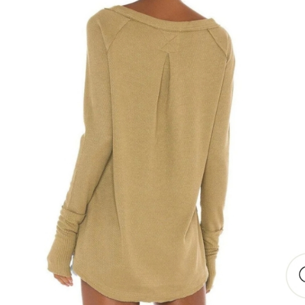 FREE PEOPLE SNOWY SUNSTONE THERMAL Sz Medium - Picture 3 of 13